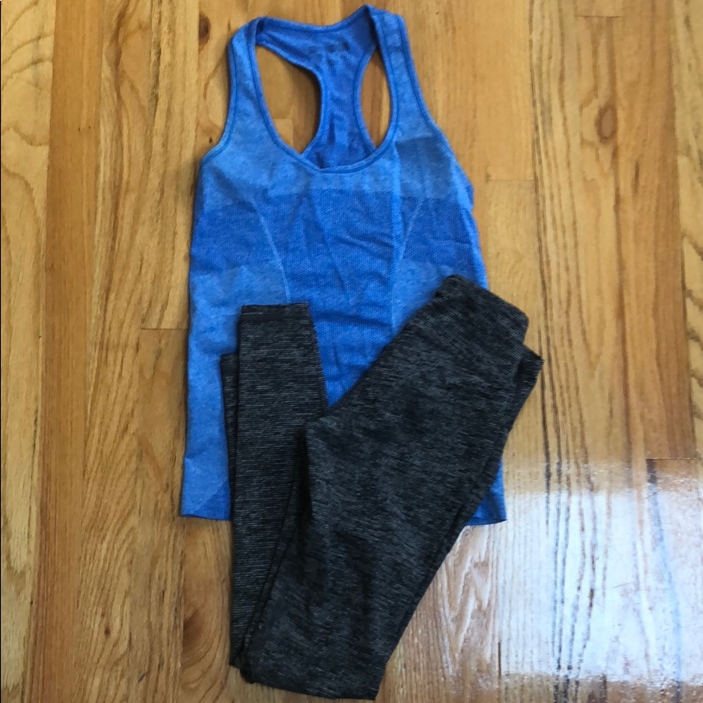 Old navy active pants + forever21 tank